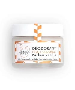 Déodorant crème Peau sensible Vanille BIO, 50 g